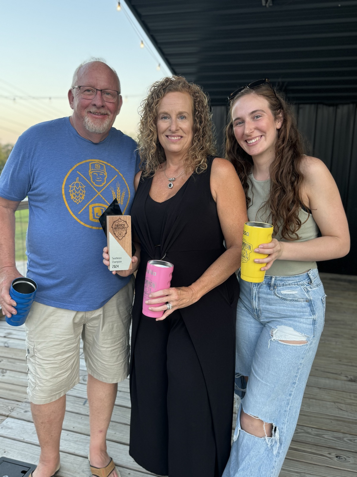 Renee Haggard-Agee, Co-Owner & Vice President of Common John Brewing Co., with family.